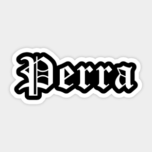 Perra Sticker